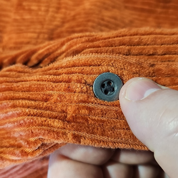 Vans Women's XL Rust Corduroy Button Up Jacket - Picture 7 of 8